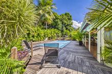 1.Location villa piscine plage Grande Anse 200m Deshaies Guadeloupe